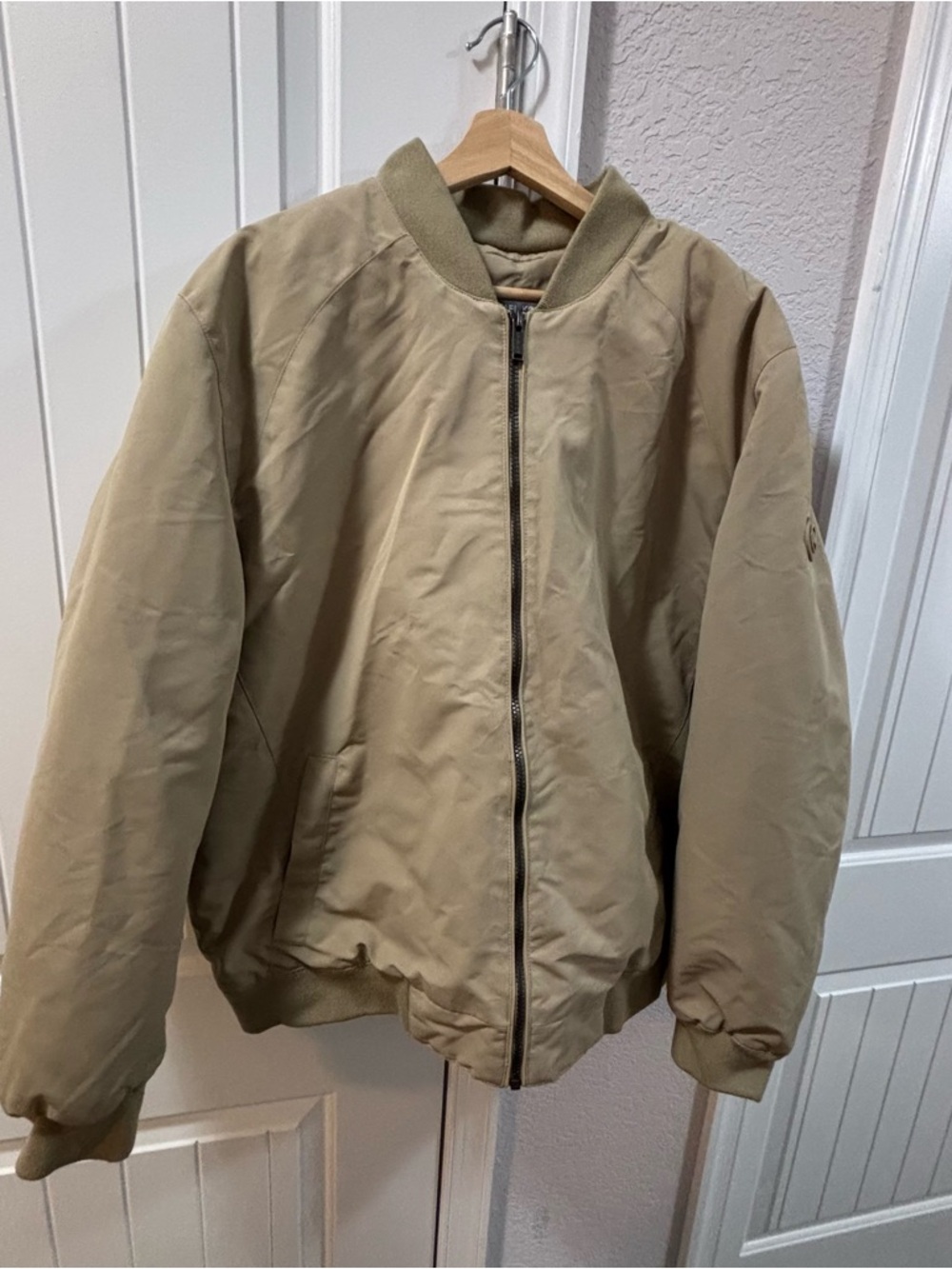 Michael Kors Men's Tan Bomber Jacket